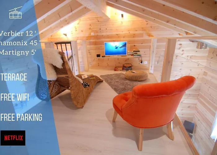 Daire Le Cocon Du Catogne Proche Martigny Verbier - Netflix - Valettes